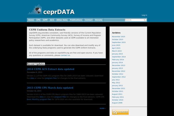WordPress website example screenshot