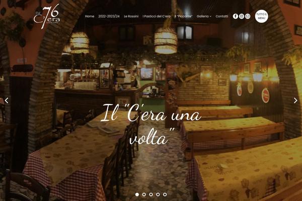 Dine theme site design template sample