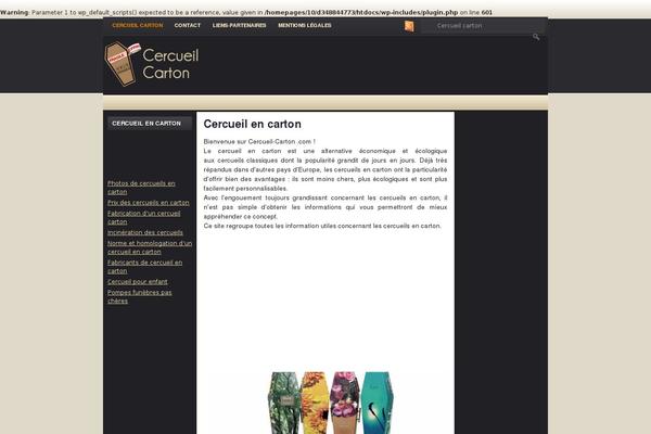 cercueil-carton.com site used Belinda