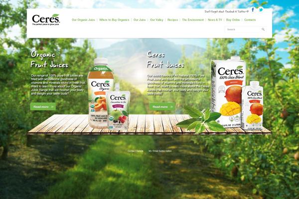 Ceres theme websites examples