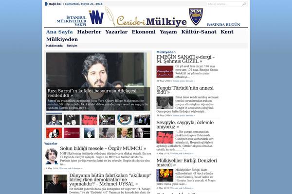 cerideimulkiye.com site used Advanced Newspaper