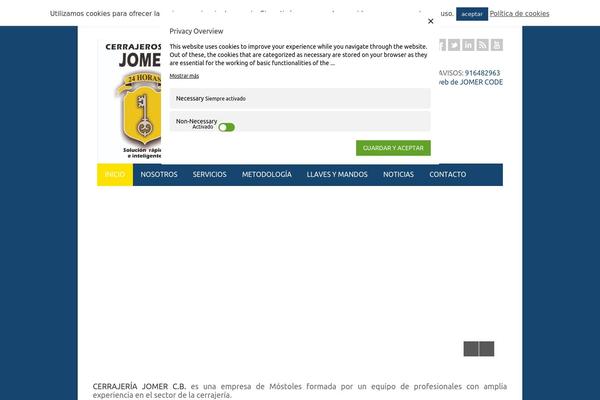 cerrajeriajomer.com site used Jomer