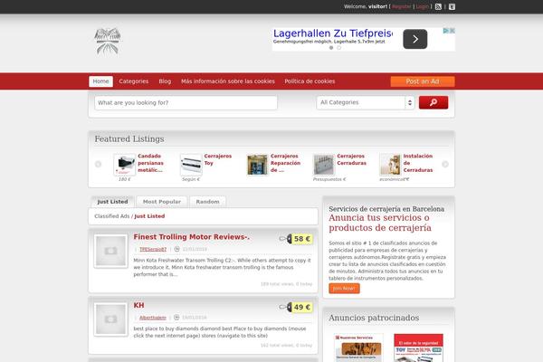WordPress website example screenshot