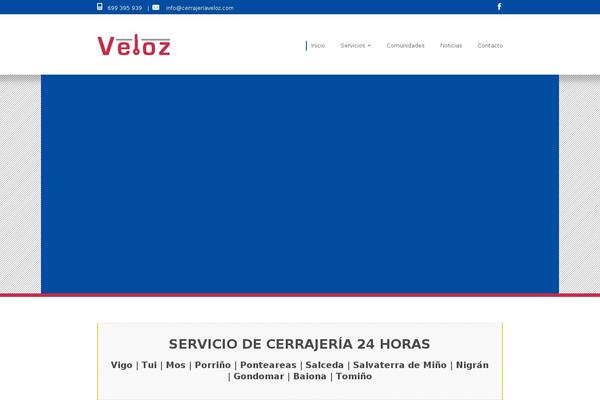 cerrajeriaveloz.com site used Veloz
