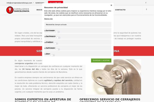 cerrajerosbarcelonaya.com site used Pillar