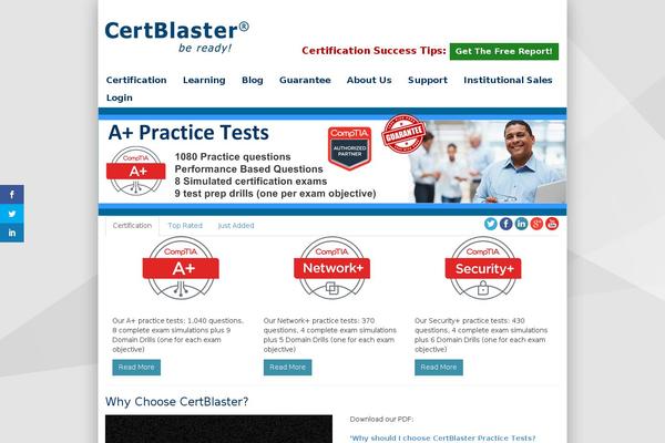 Site using Certificate-blaster plugin