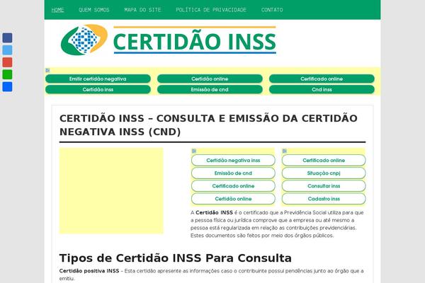 certidaoinss.org site used Bux2