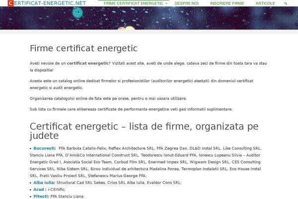 certificat-energetic.net site used Fluida
