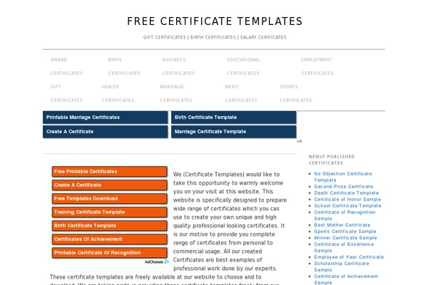 Brunelleschi theme site design template sample