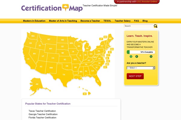 certificationmap.com site used Twoyou