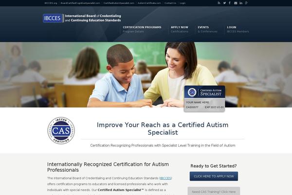 certifiedautismspecialist.com site used Karma-child-theme-uber