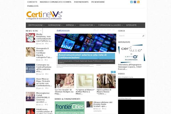 certinews.it site used Certinews