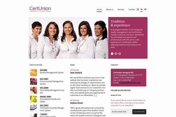 certunion.com site used Certunion