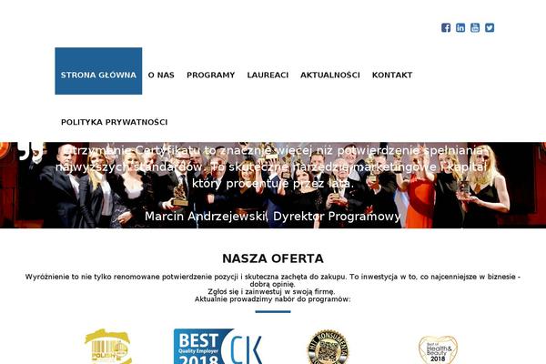 certyfikacjakrajowa.org.pl site used Cbck
