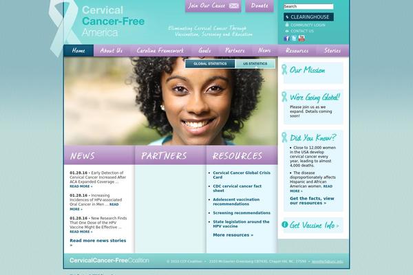 cervicalcancerfreecoalition.org site used Ccfa