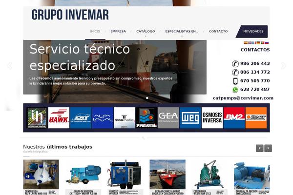 cervimar.com site used CarPress