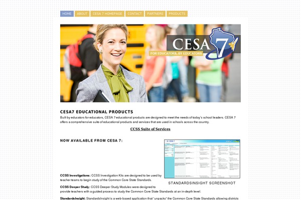 cesa7solutions.com site used WP Framework