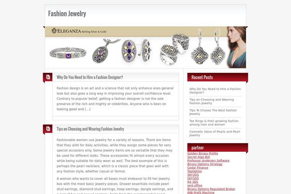 WordPress website example screenshot