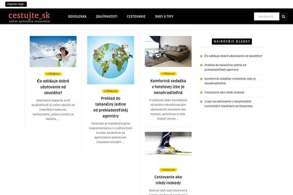 Blogphix theme site design template sample