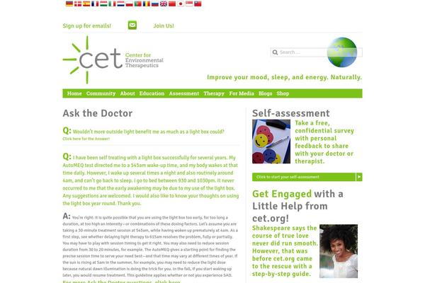 cet.org site used Cet