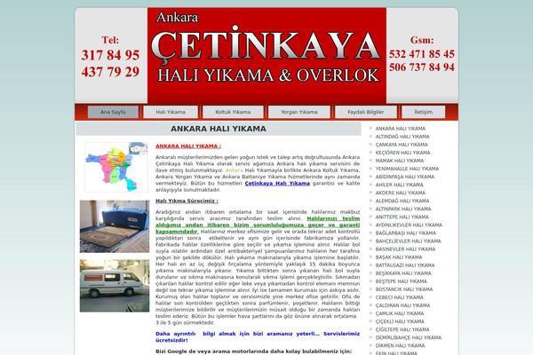 cetinkayahaliyikama.com site used Cetinkayahali2