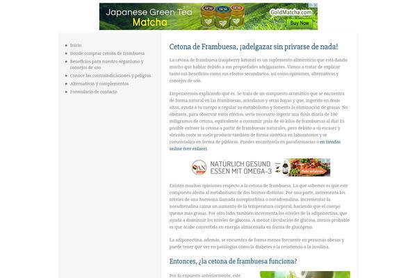 WordPress website example screenshot