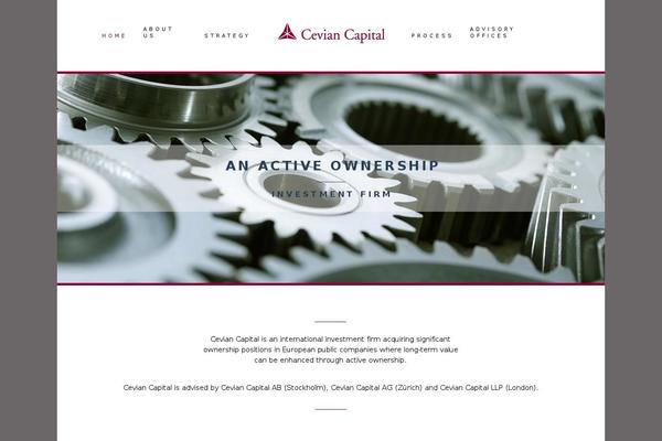 WordPress website example screenshot