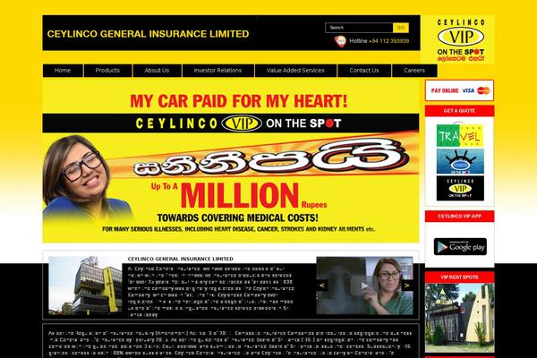 ceylinco-insurance.com site used Ceylinco