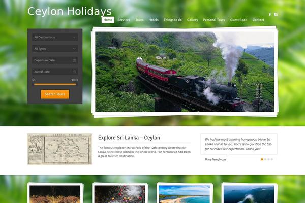 WordPress website example screenshot