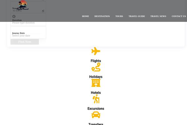 Site using Travelpayouts: Flights & Hotels Travel Search plugin