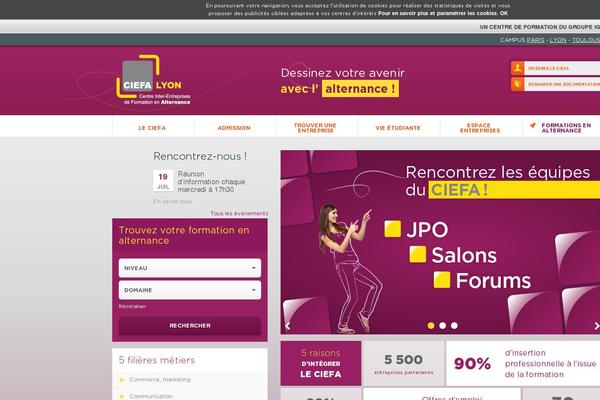 cfaciefalyon.net site used Ciefa