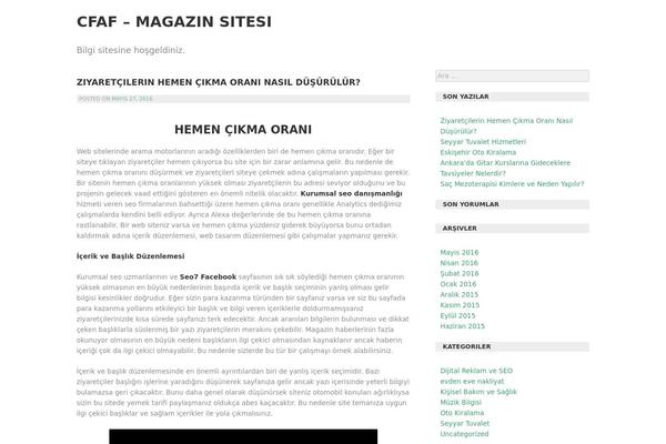 Araiz theme site design template sample