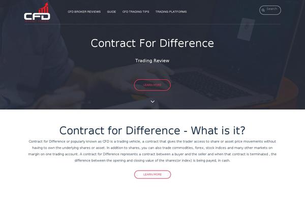 cfd-market-review.com site used Cfd_theme