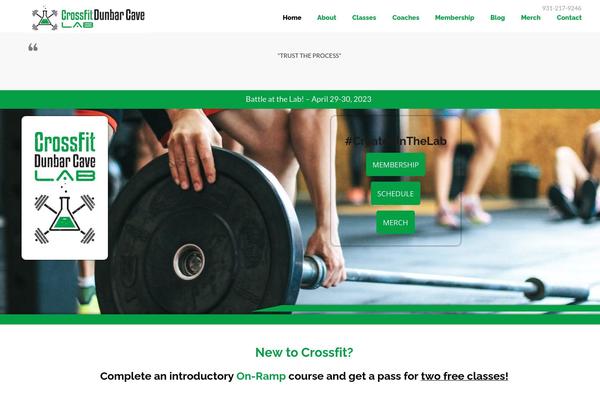 WordPress website example screenshot
