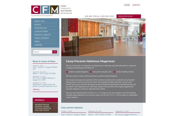 Cfm theme site design template sample