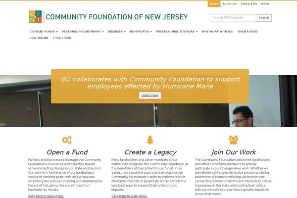 cfnj.org site used Cfnj2015