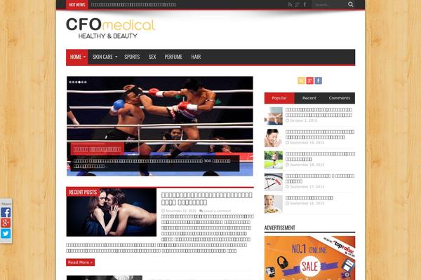 WordPress website example screenshot