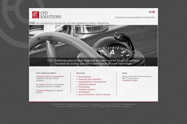 cfosolutions.ch site used Theme_wp
