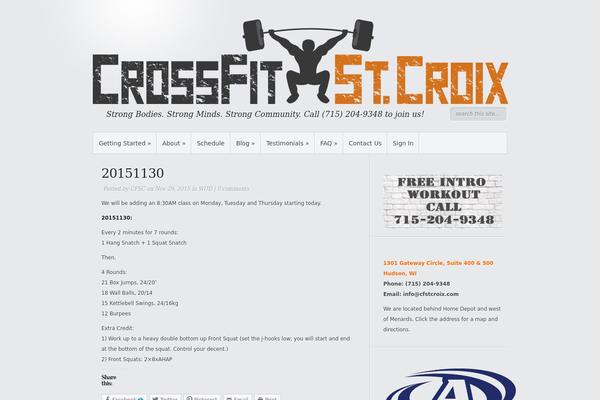 cfstcroix.com site used Minimal1