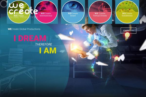 The7 Child theme site design template sample