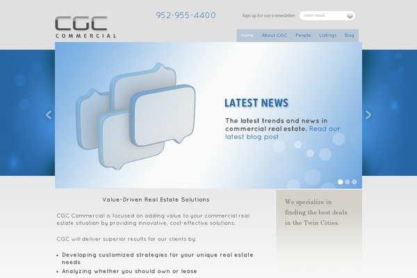 Cgc theme site design template sample
