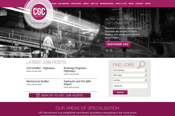 Cgc theme site design template sample