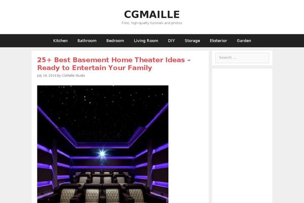 GeneratePress theme site design template sample