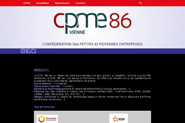 cgpme86.fr site used Cgpme86