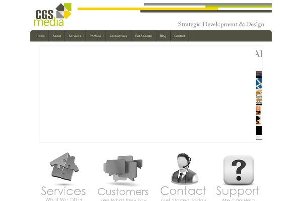 WordPress website example screenshot