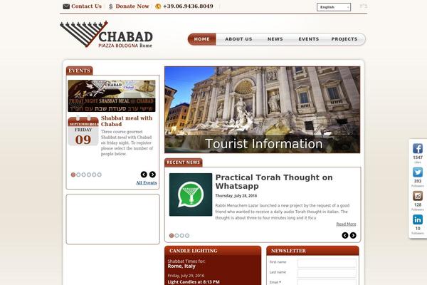 chabadrome.com site used Lazar