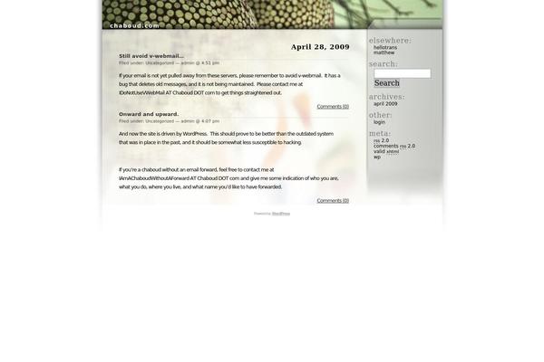 WordPress website example screenshot