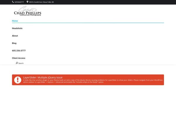 WordPress website example screenshot