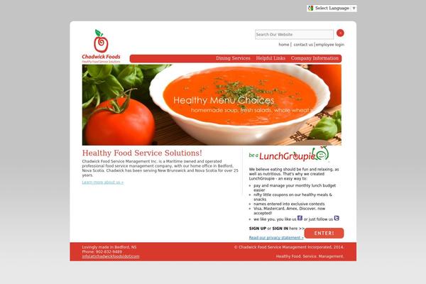 chadwickfoods.com site used Chadwick
