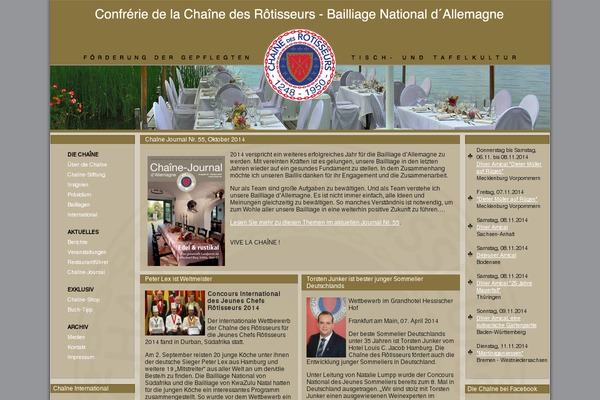 chaine.de site used Chaine